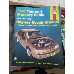 Haynes 36074 Repair Manual For 1986-1995 Ford Taurus & Mercury Sable